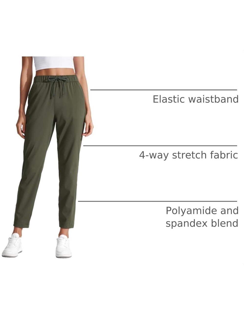 CRZ Yoga Women’s Golf Casual Hiking Pants M 8/10 - Picture 7 of 11
